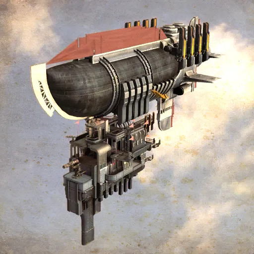 The airship Corsair.