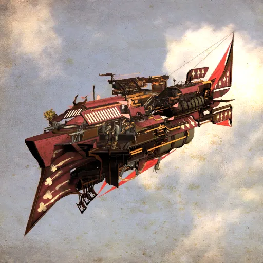 The airship Crusader.