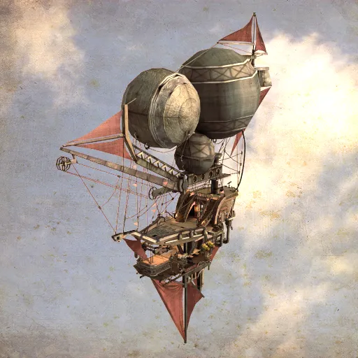 The airship Galleon.