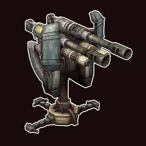 The gun Typhon Heavy Flak Cannon [Mk. I].